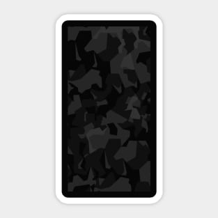 Design camo pattern black and grey Sticker